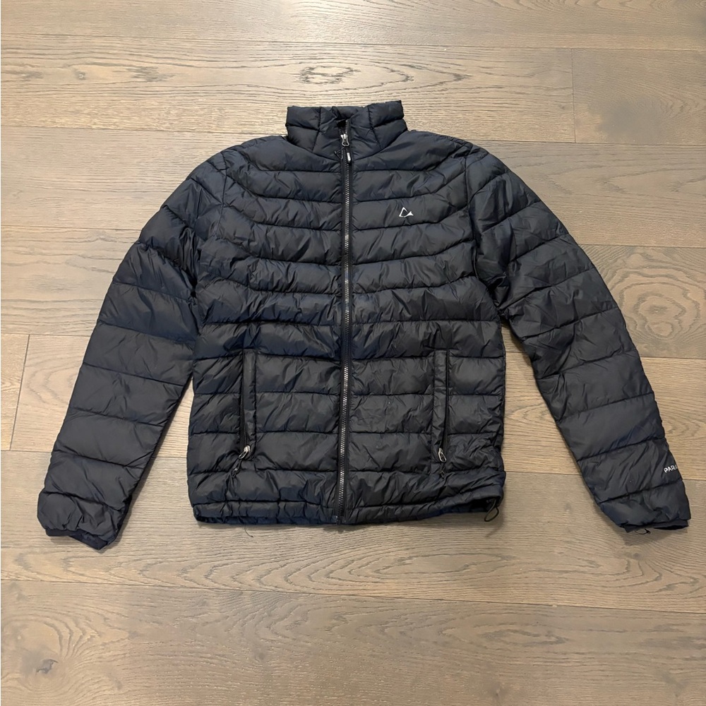 Paradox brand black lightweight down jacket sz SM NWT